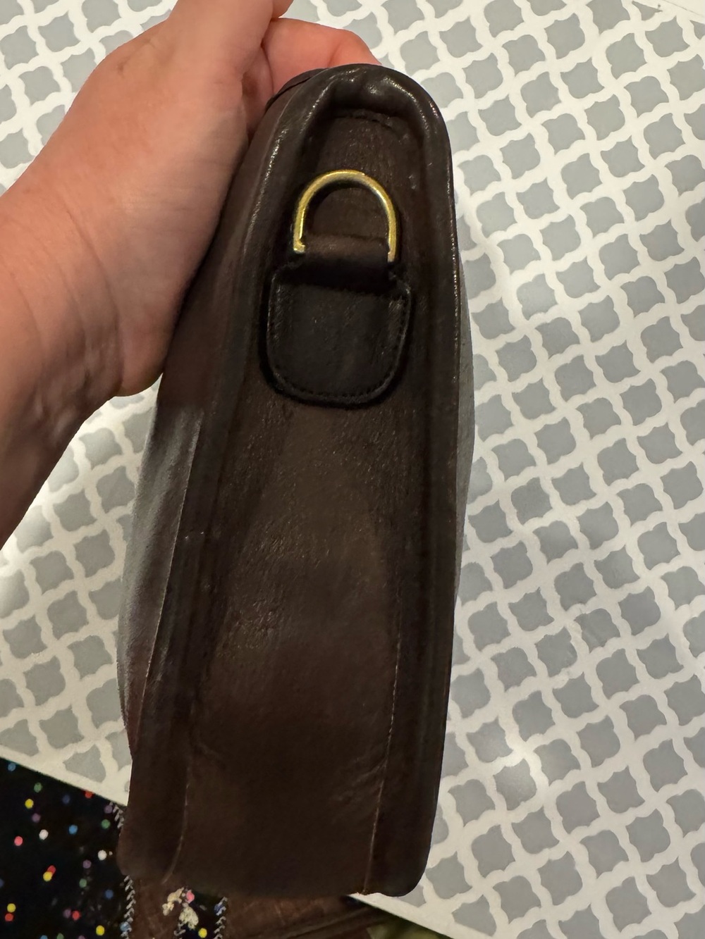 Coach 1970’s Basic Bag made in NYC with Gold Talon Zipper and ⚓️ hardware ⚓️ - Picture 6 of 15